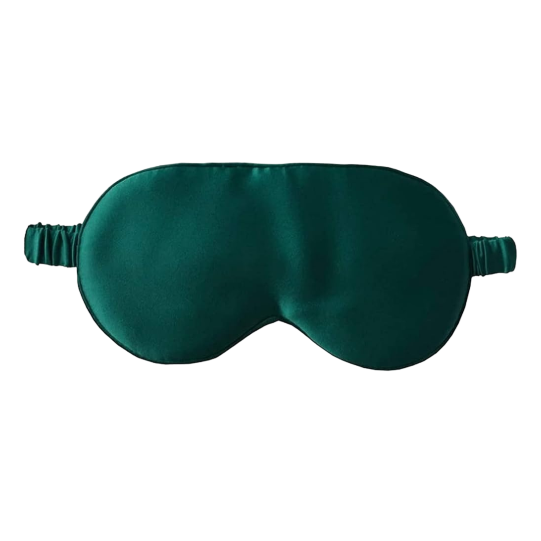 Satin Sleep Mask | Dark Green