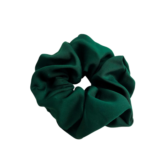 Satin Scrunchie | Dark Green