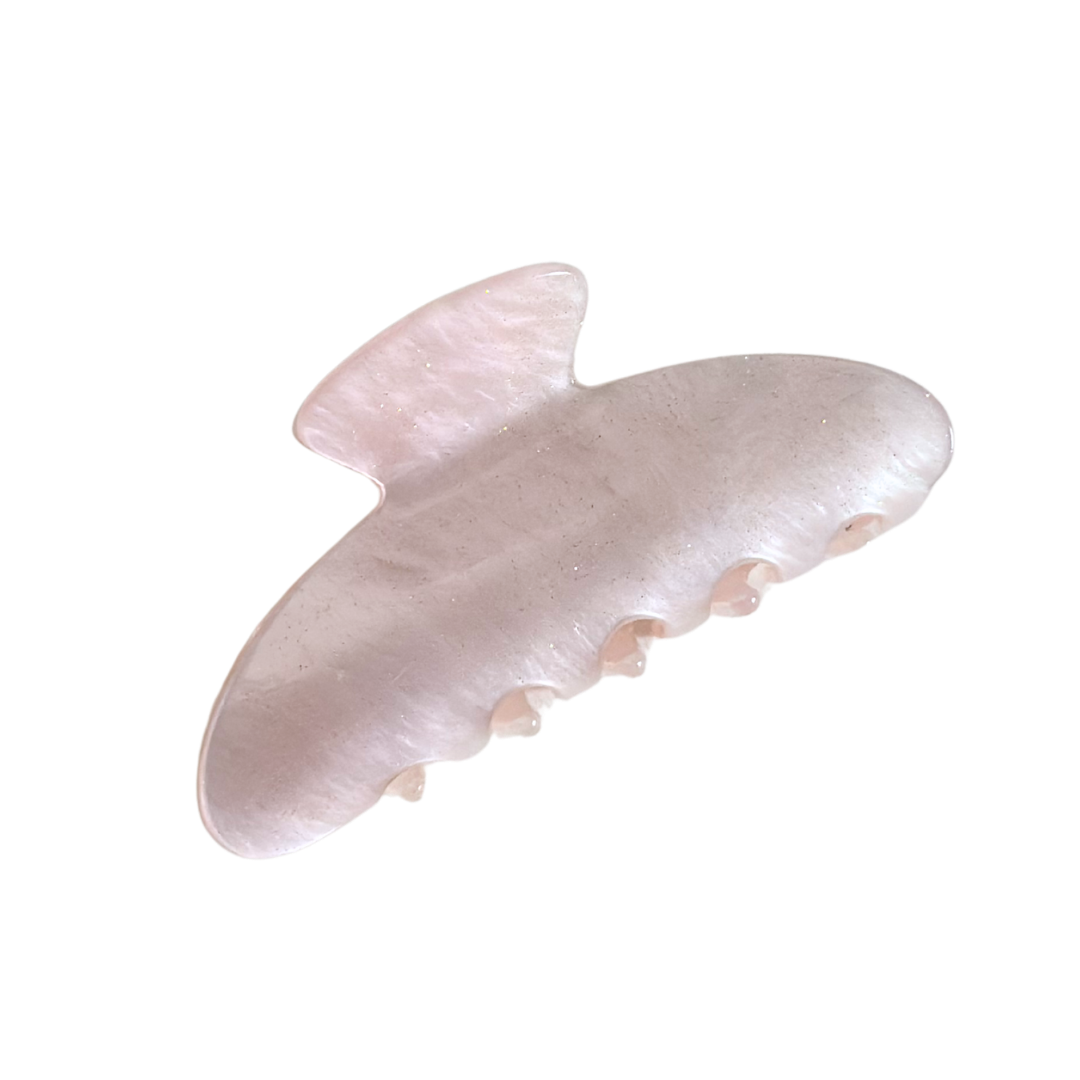 Iridescent Hair Clip | Glittery Pink