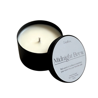 Coffee Scented Soy Wax Tin Candle