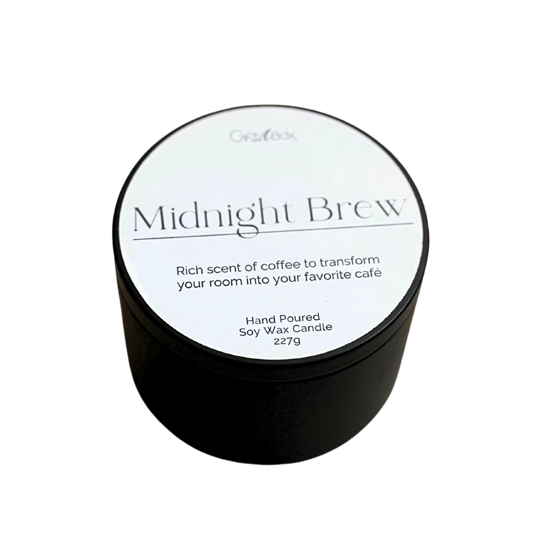 Coffee Scented Soy Wax Tin Candle