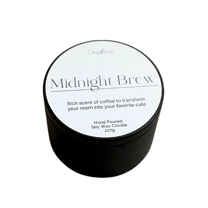 Coffee Scented Soy Wax Tin Candle