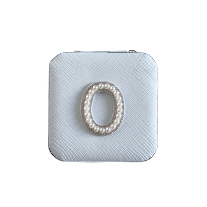Personalized Pearl Initial Jewelry Box