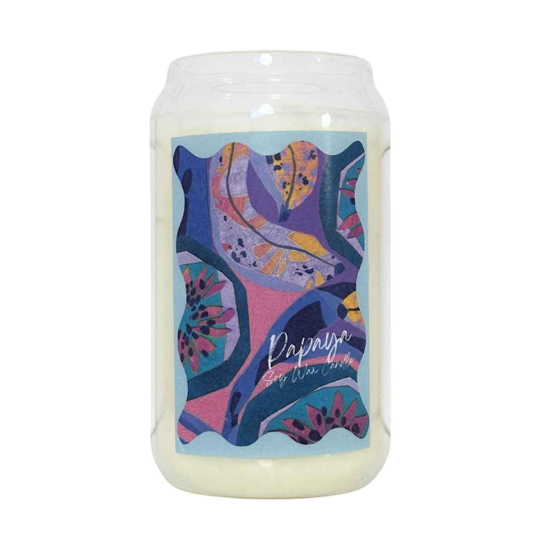 Papaya Soy Wax Candle