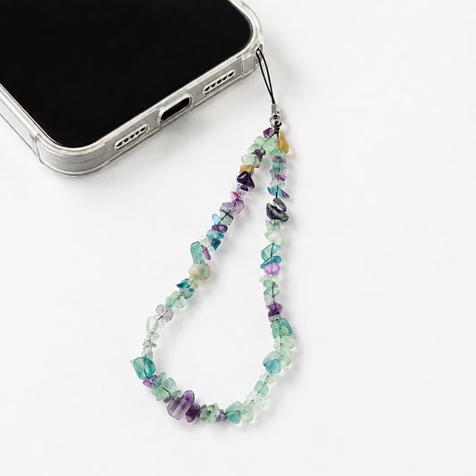 Natural Stone Phone Charm