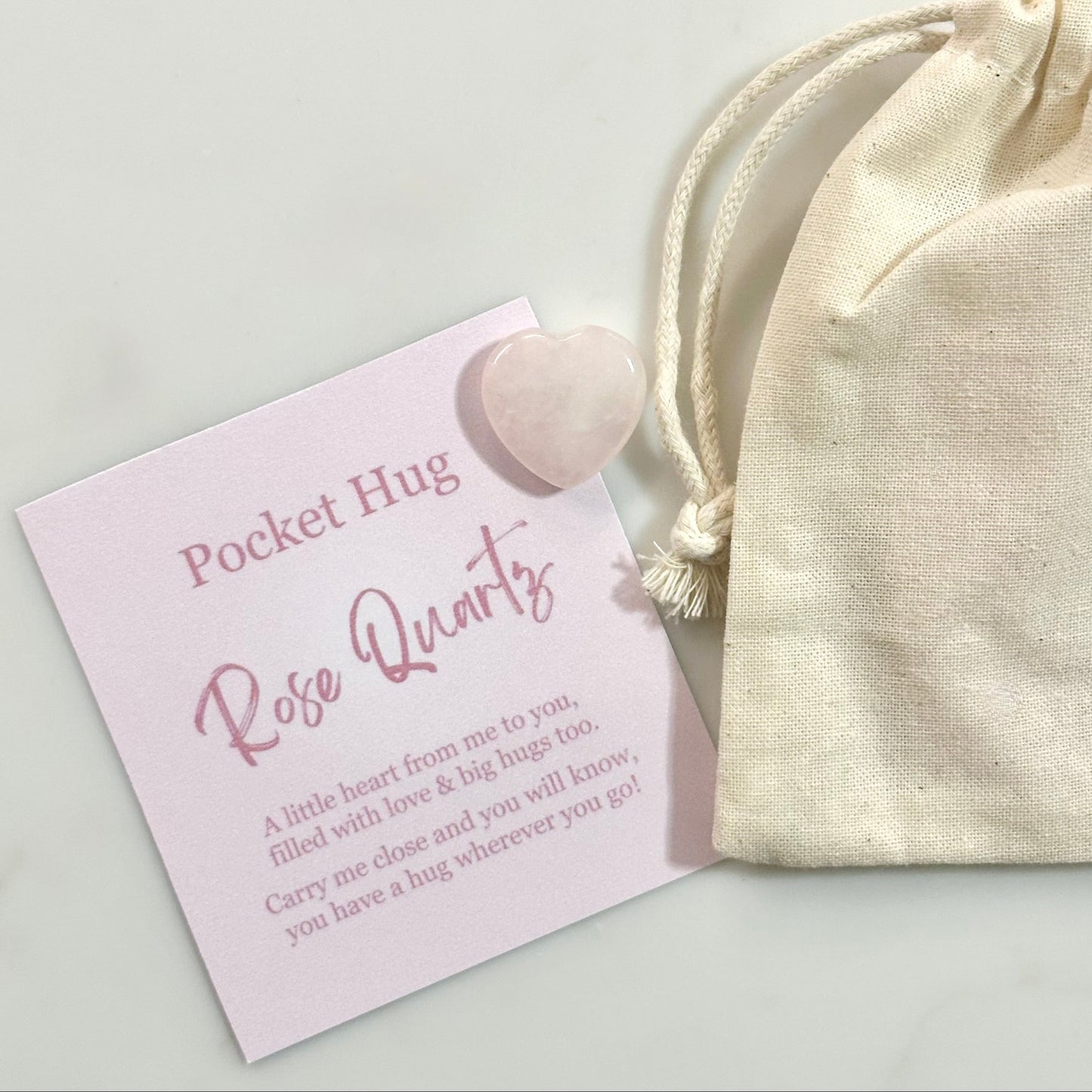 Rose Quartz Pocket Hug