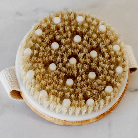 Round Dry Body Brush