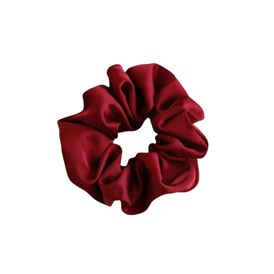 Satin Scrunchie | Burgundy