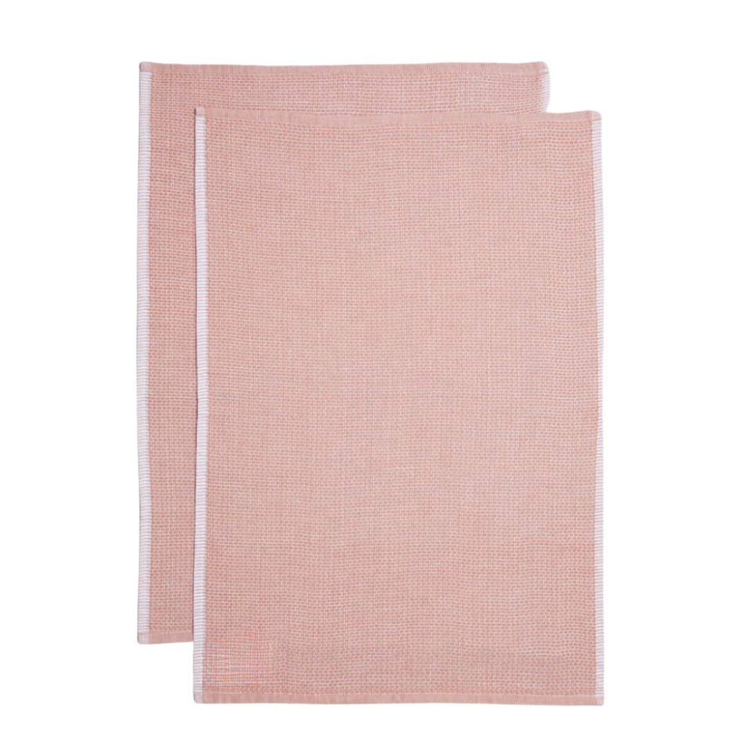 Textured Kitchen Tea Towel | Terracotta