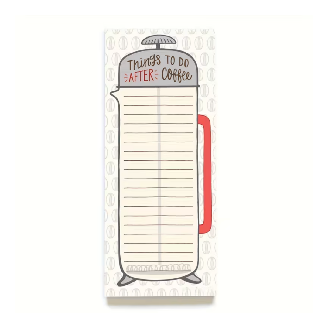 To-Do List: 'Things To Do After Coffee'