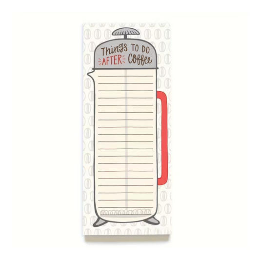 To-Do List: 'Things To Do After Coffee'