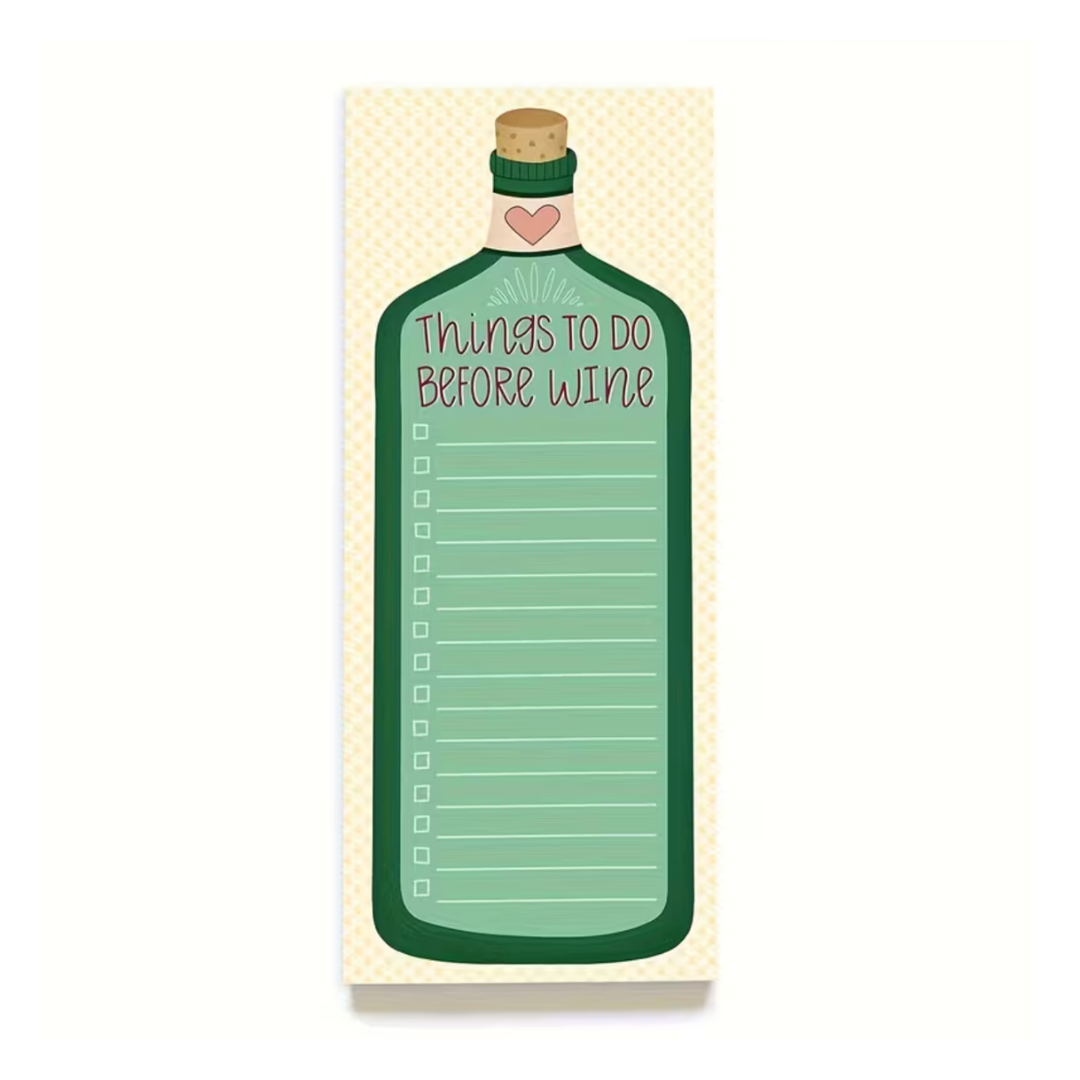 To-Do List: 'Things To Do Before Wine'