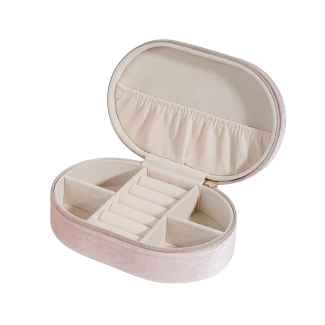Velvet Jewelry Box | Pink